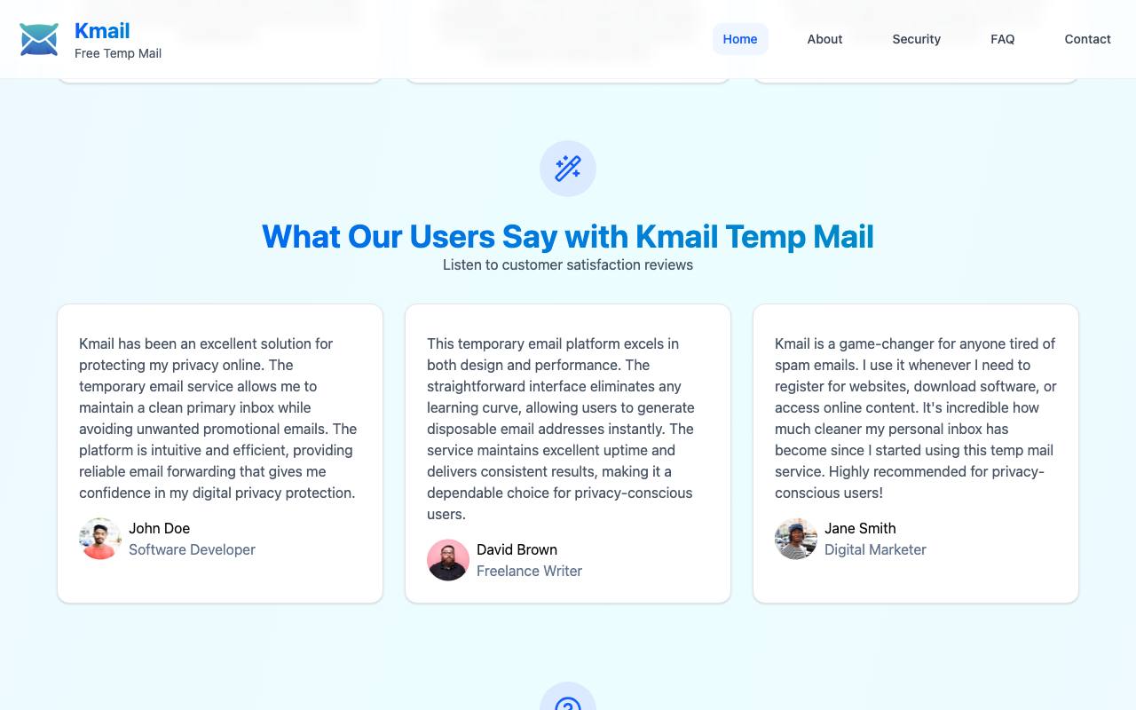 Kmail临时邮箱 截图 4