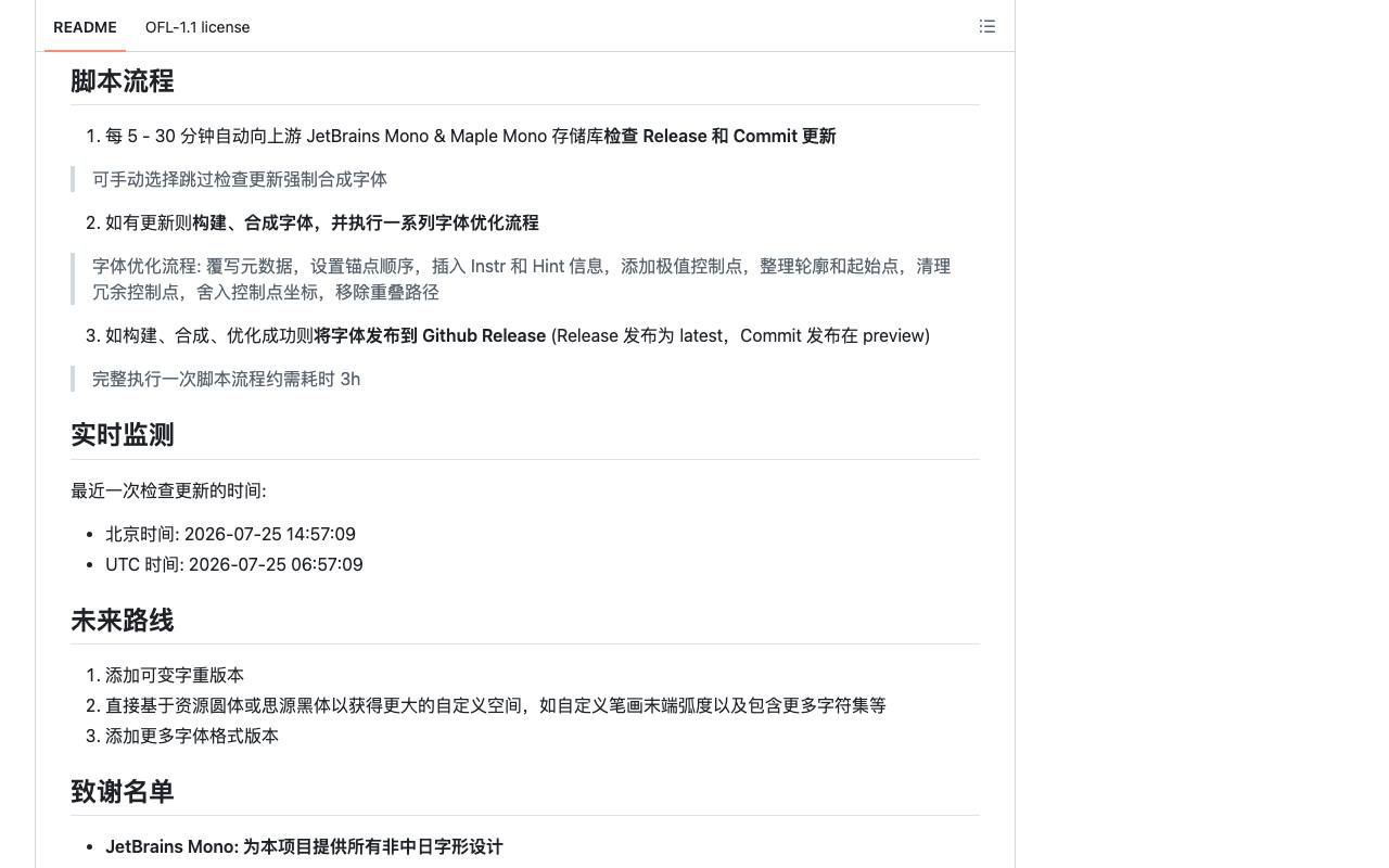 JetBrains Maple Mono 截图 4