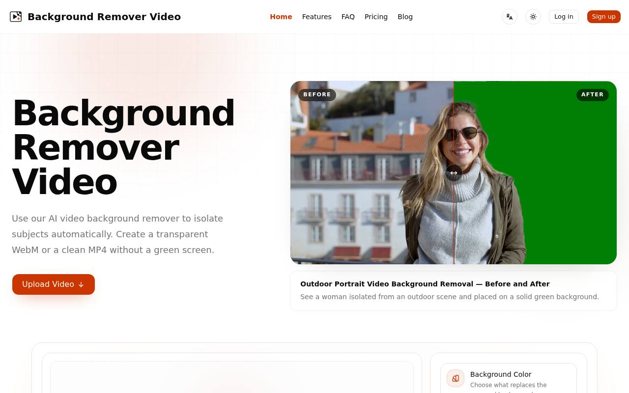 Background Remover Video 截图 1