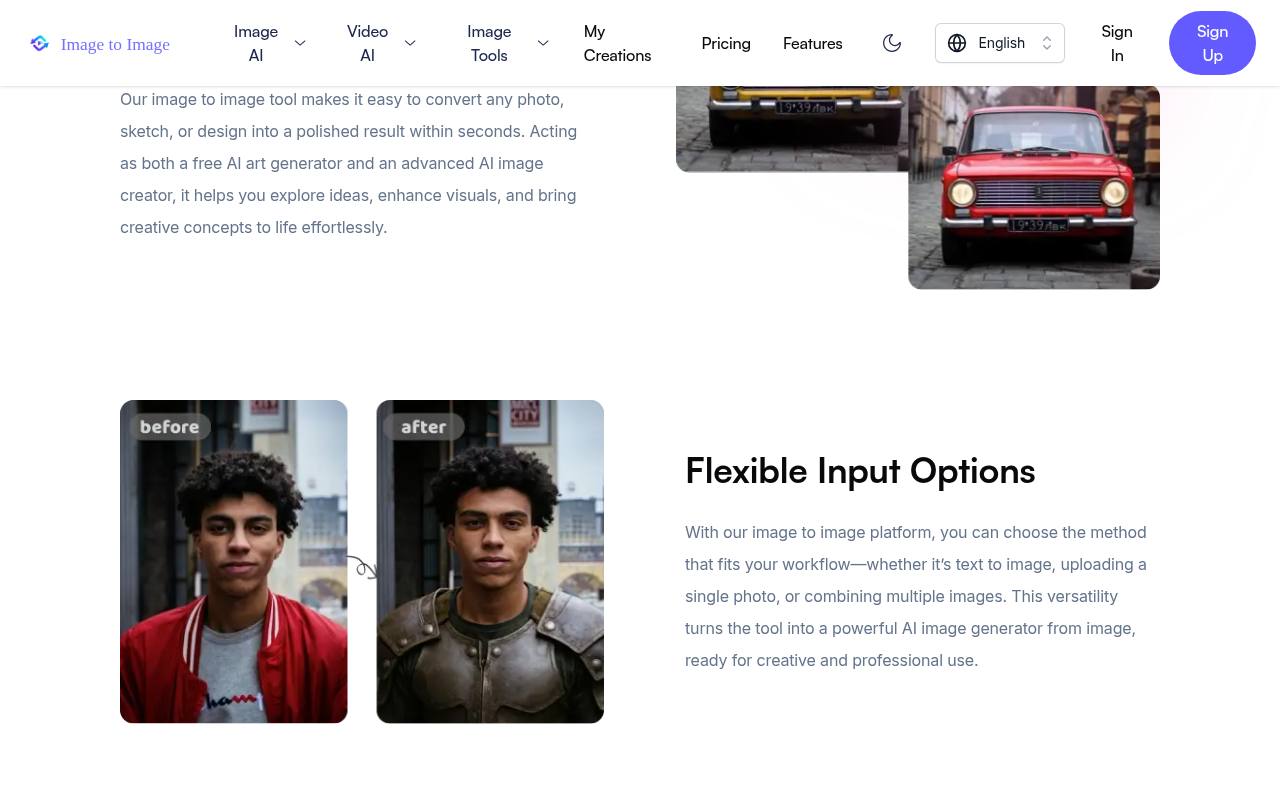 Image to Image AI 截图 4