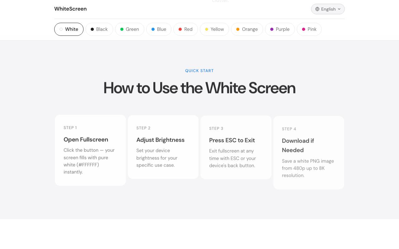 WhiteScreen.Space 截图 4