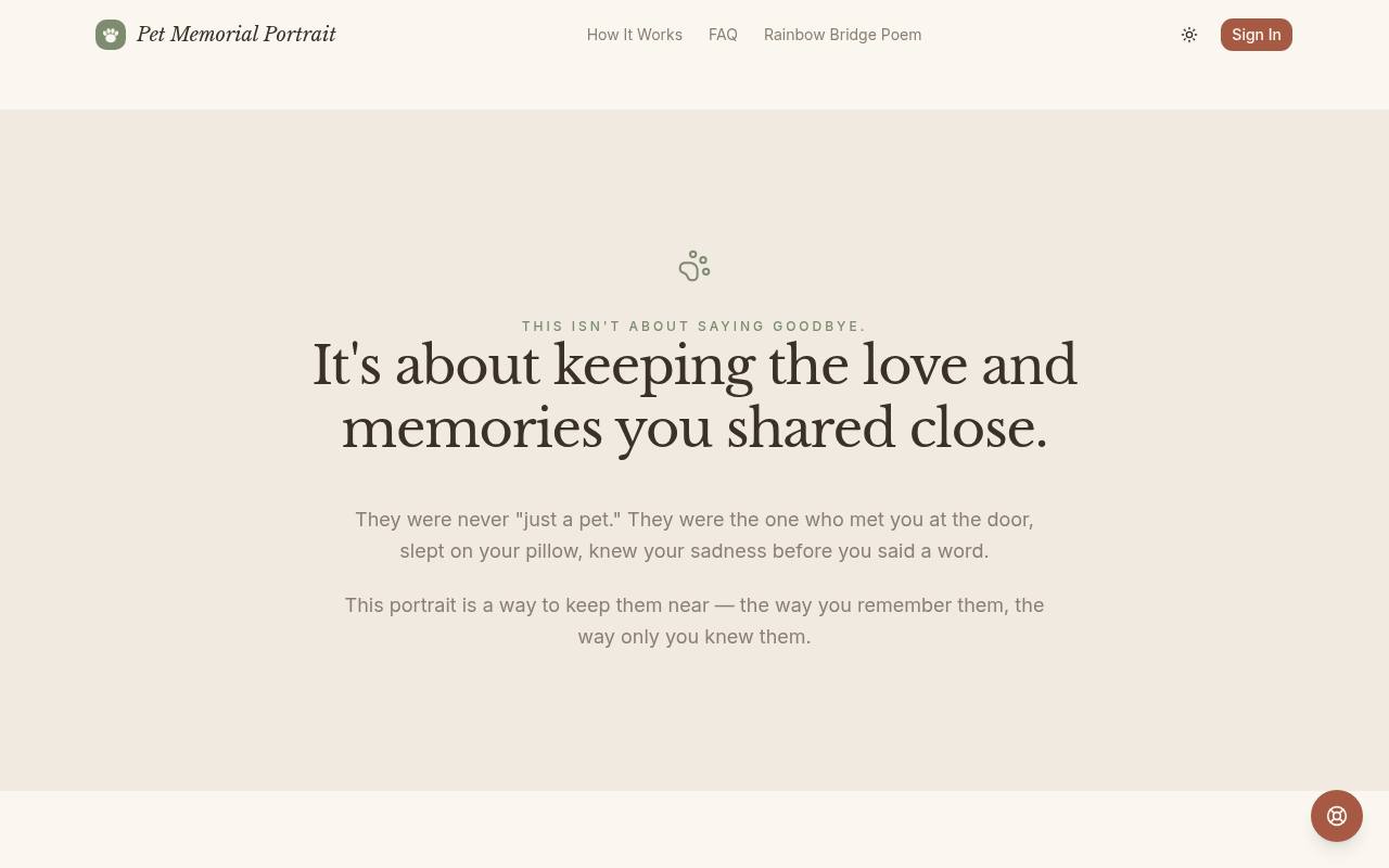 pet memorial portrait 截图 4