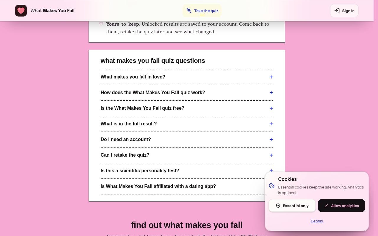 What Makes You Fall 截图 4