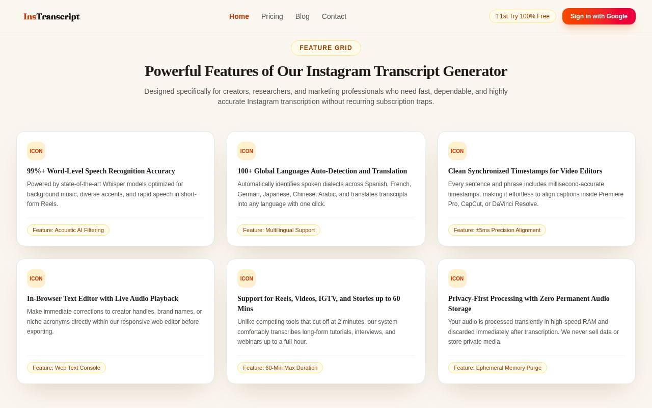 Instagram Transcript 截图 3