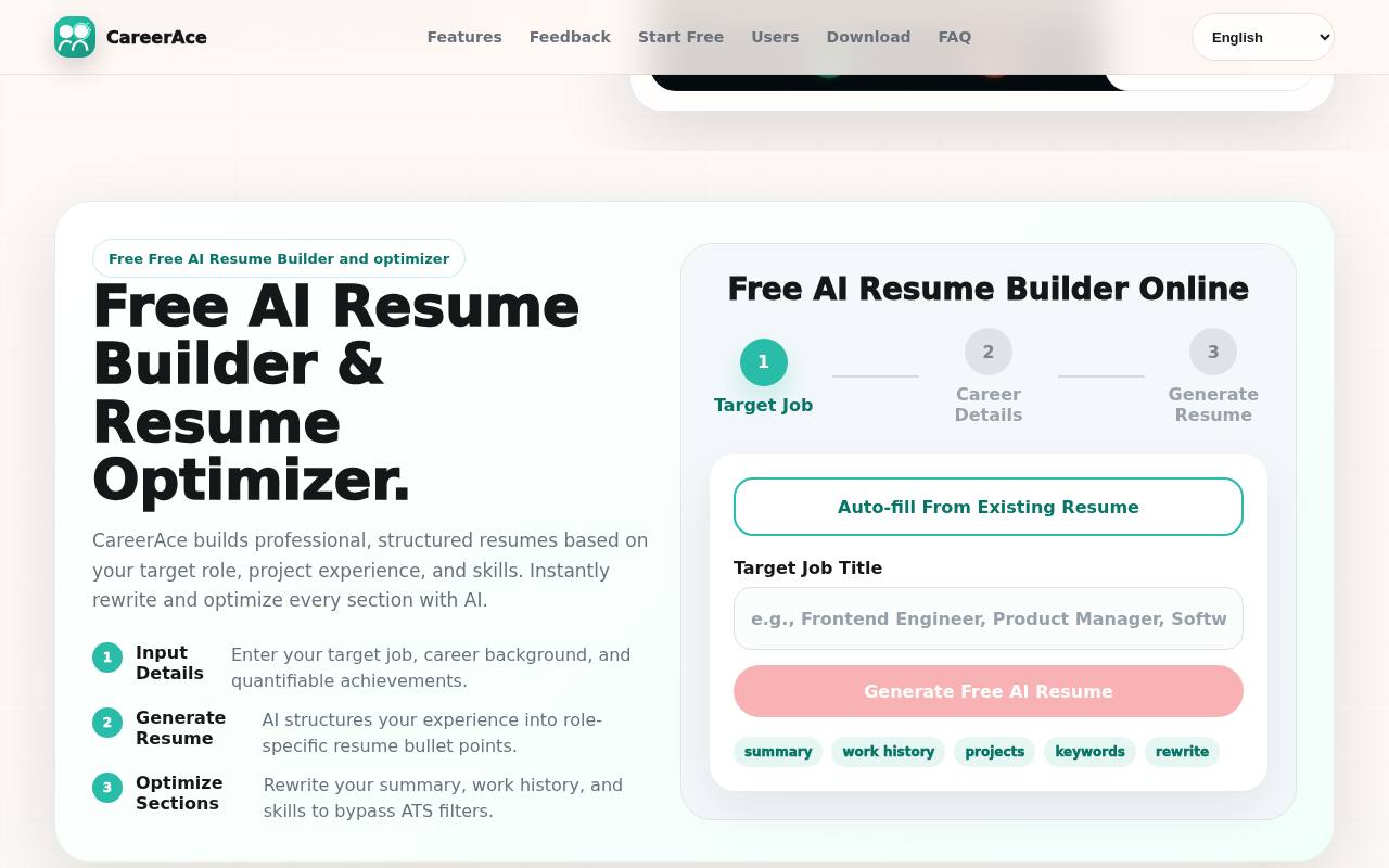 CareerAce 截图 2