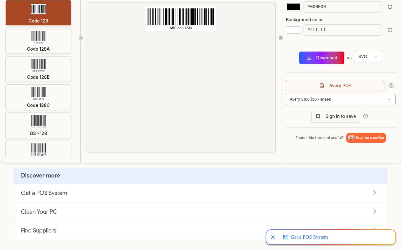 barcodegen.net 截图 3