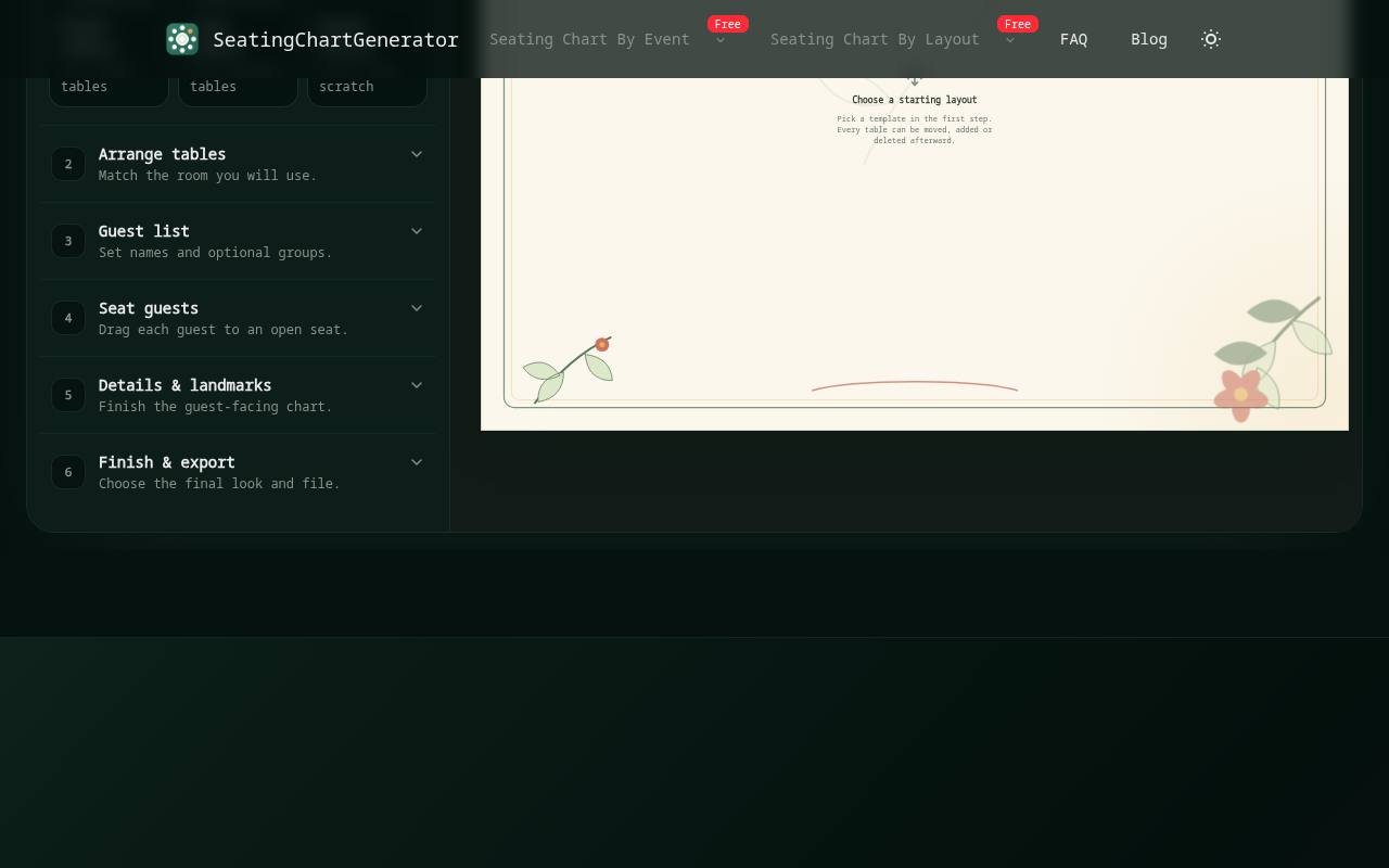 SeatingChartGenerator 截图 3