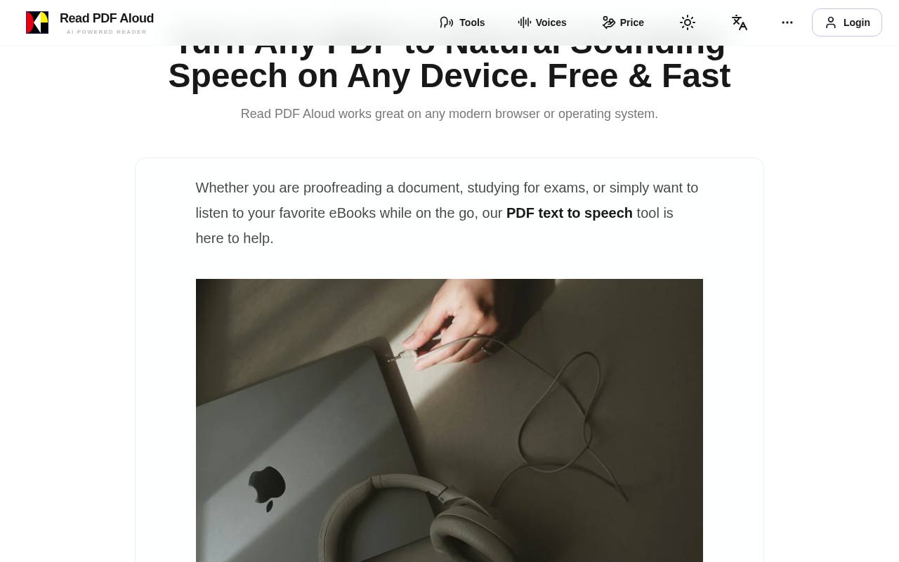 Read PDF Aloud 截图 3
