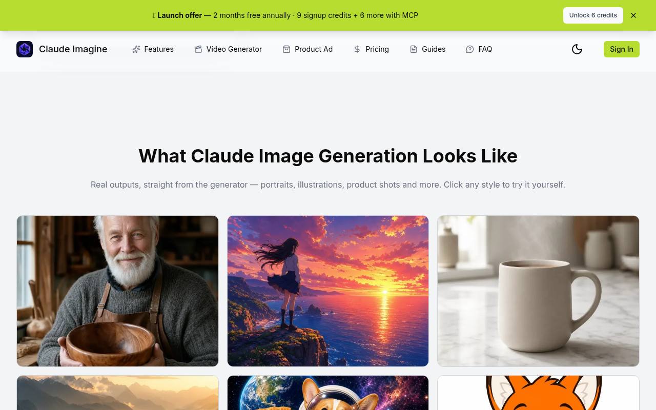 Claude Imagine 截图 3