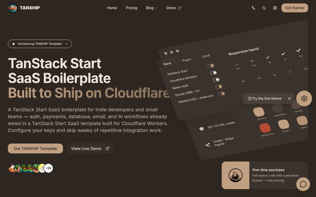 TANSHIP Template 截图 1