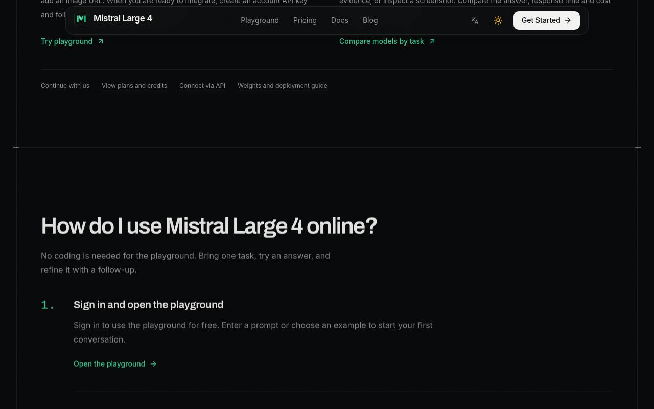 Mistral Large 4 截图 4