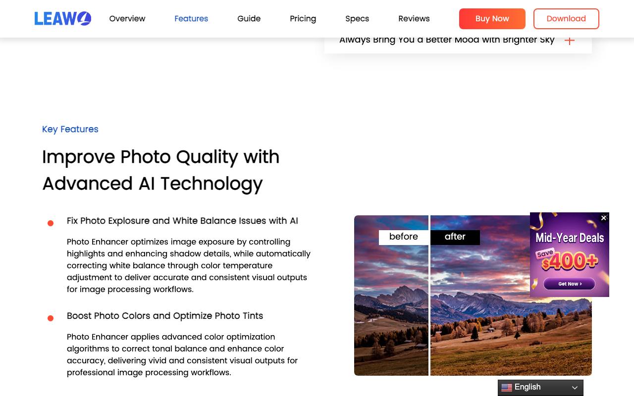 Photo AI Enhancer - 图片AI增强工具 截图 4