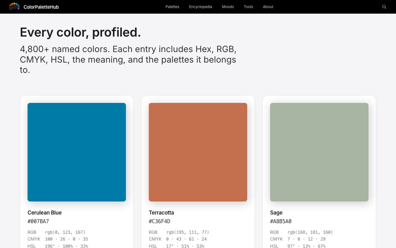 Color Palette Hub 截图 4