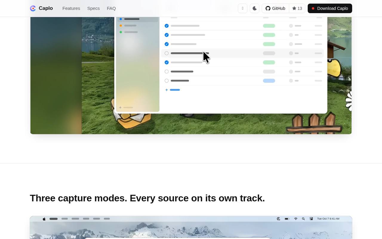 Caplo 截图 2