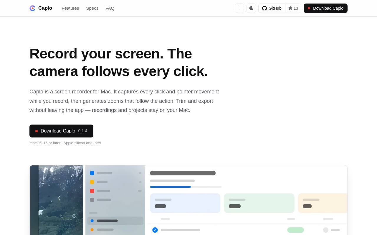 Caplo 截图 1