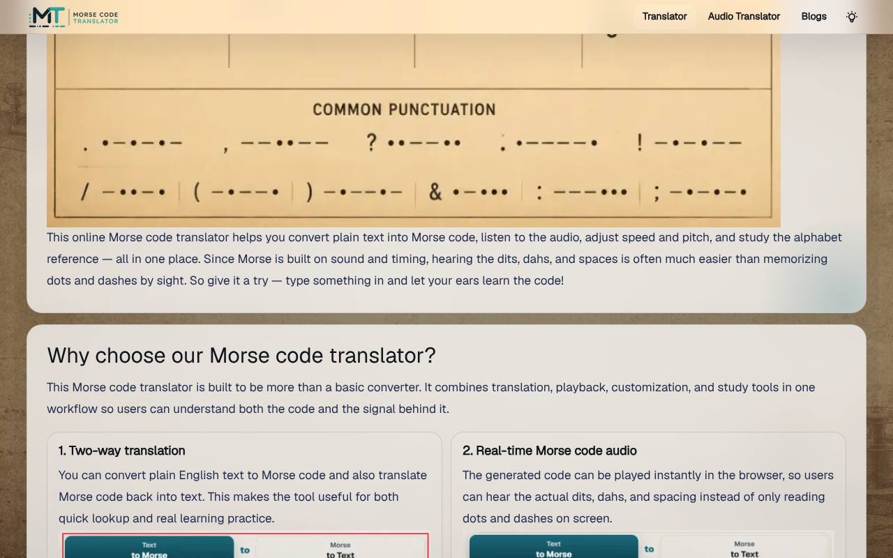 Morse Code Translator 截图 4