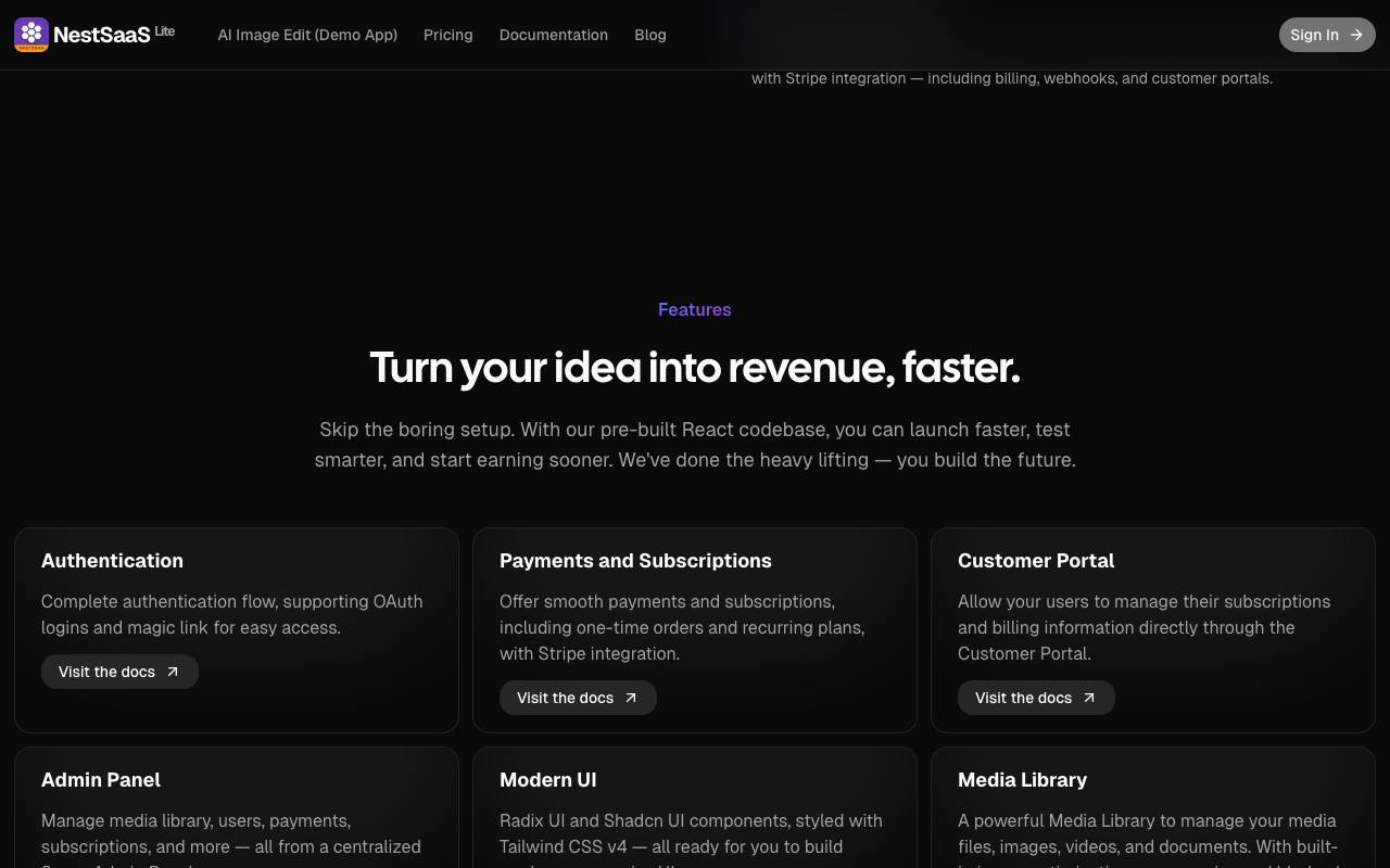 NestSaaS 截图 4