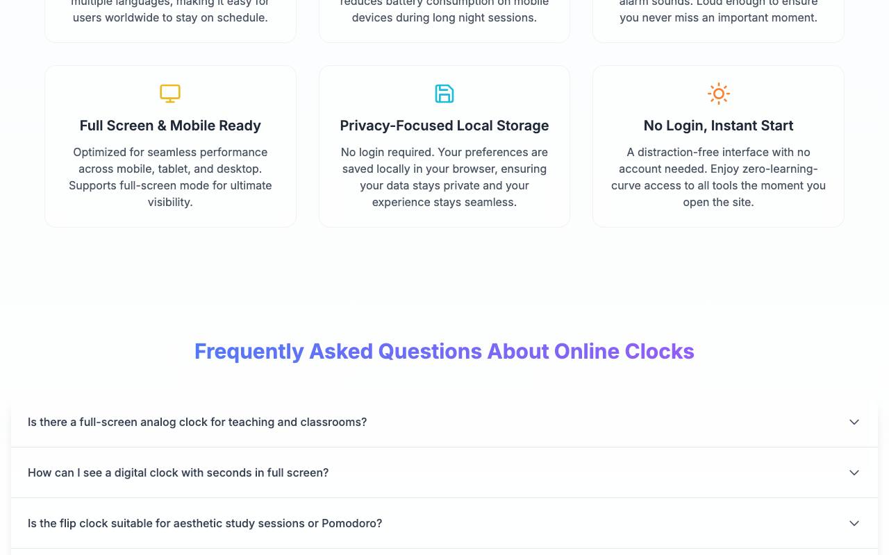 Online Web Clock 截图 4