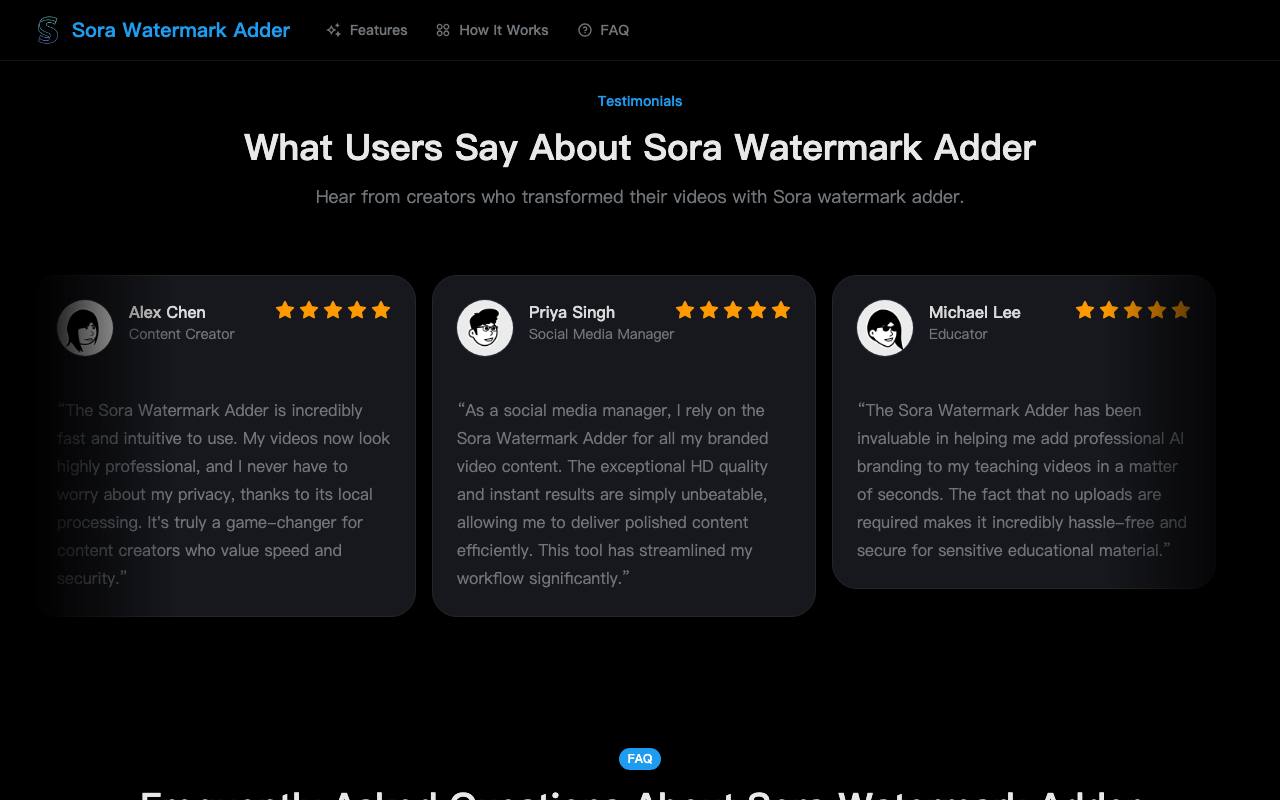 Free Sora Watermark Adder 截图 4