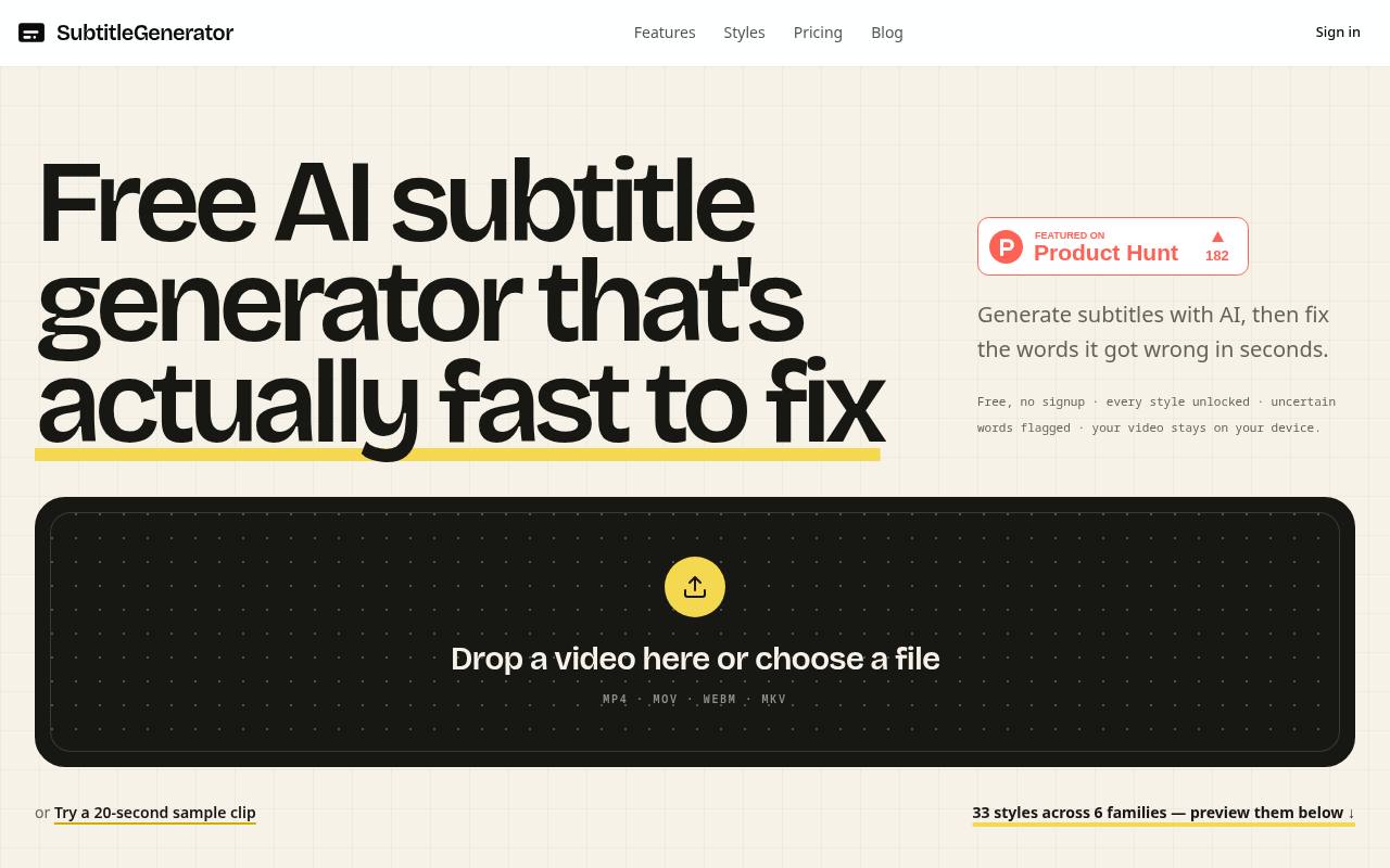 SubtitleGenerator 截图 1