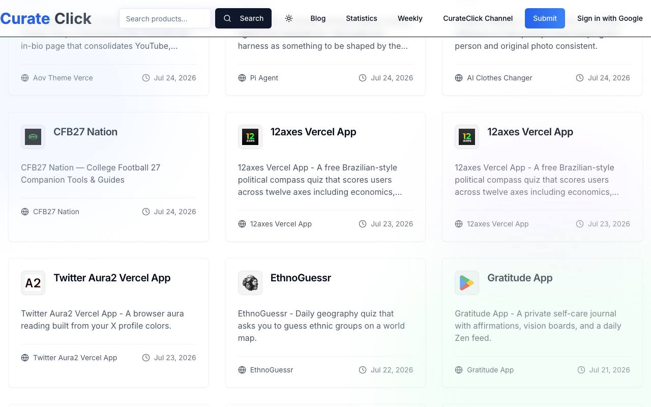 Curate Click 截图 4