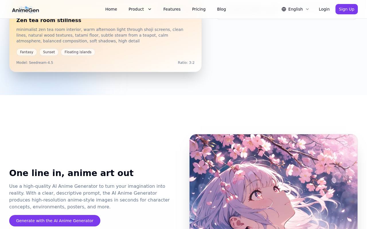 AI Anime Generator 截图 4