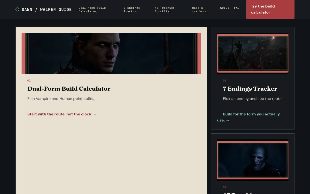 Blood of Dawnwalker Tools 截图 3