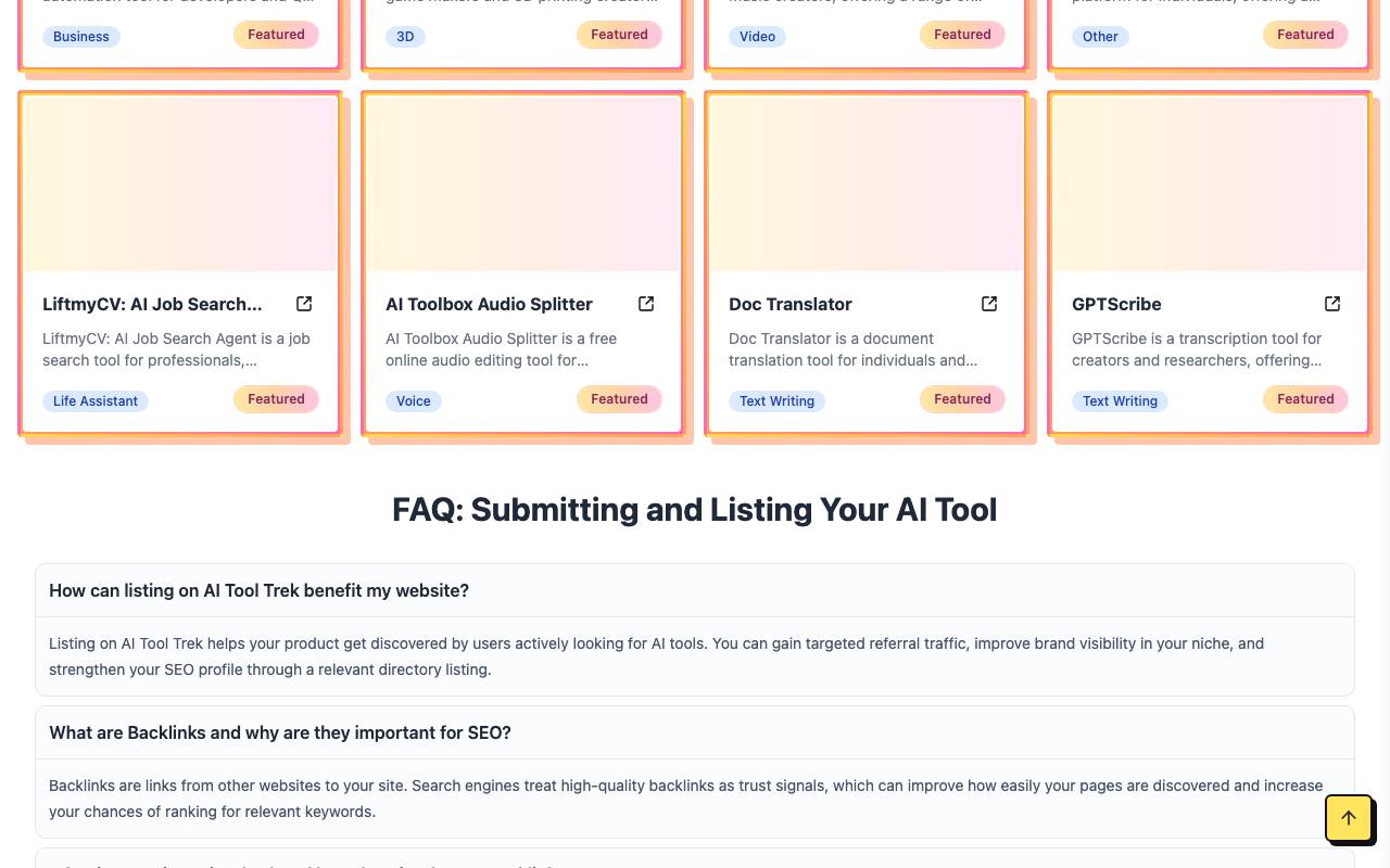 AI Tool Trek 截图 4