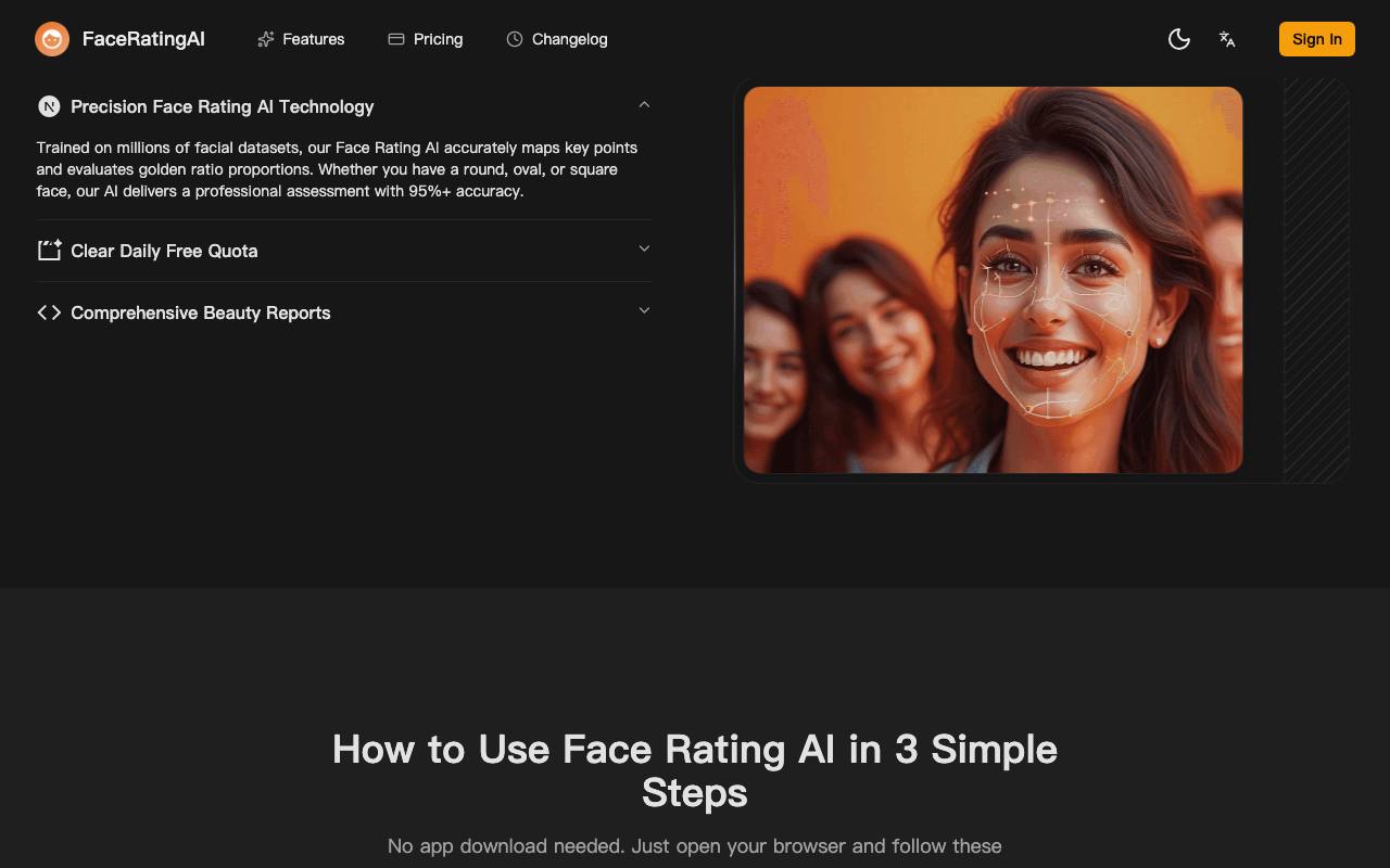 FaceRatingAI 截图 4