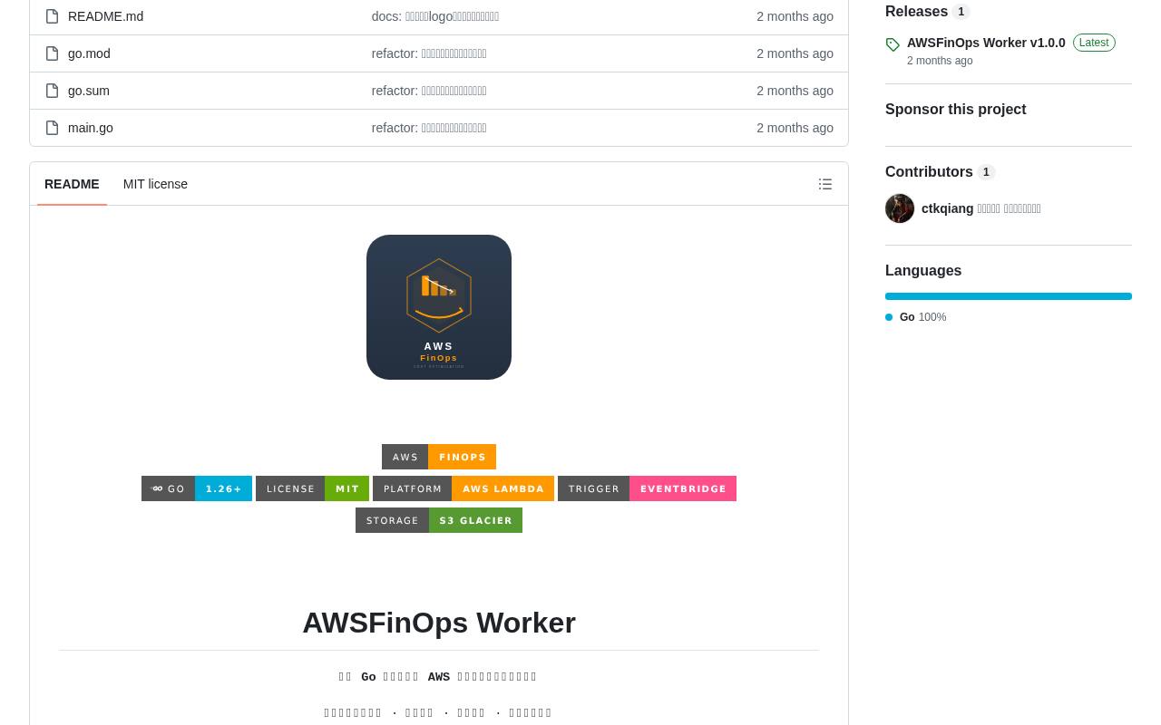 AWSFinOps 截图 2