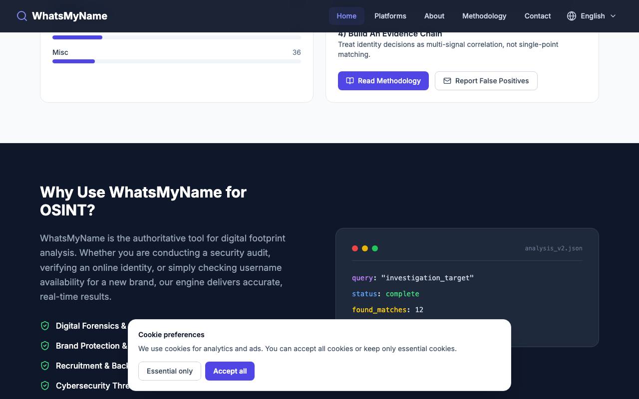 WhatsMyName 截图 4