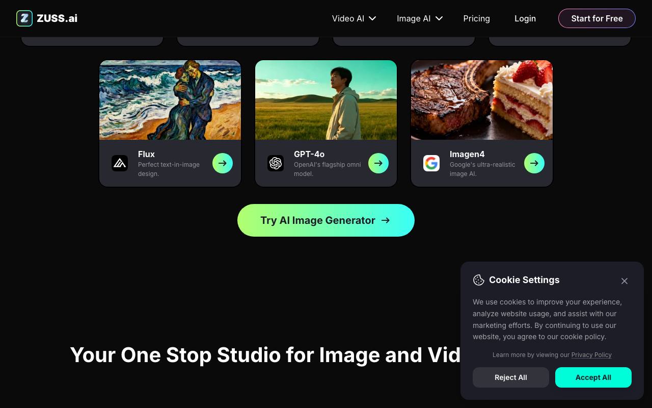 Zuss AI Video Generator 截图 4