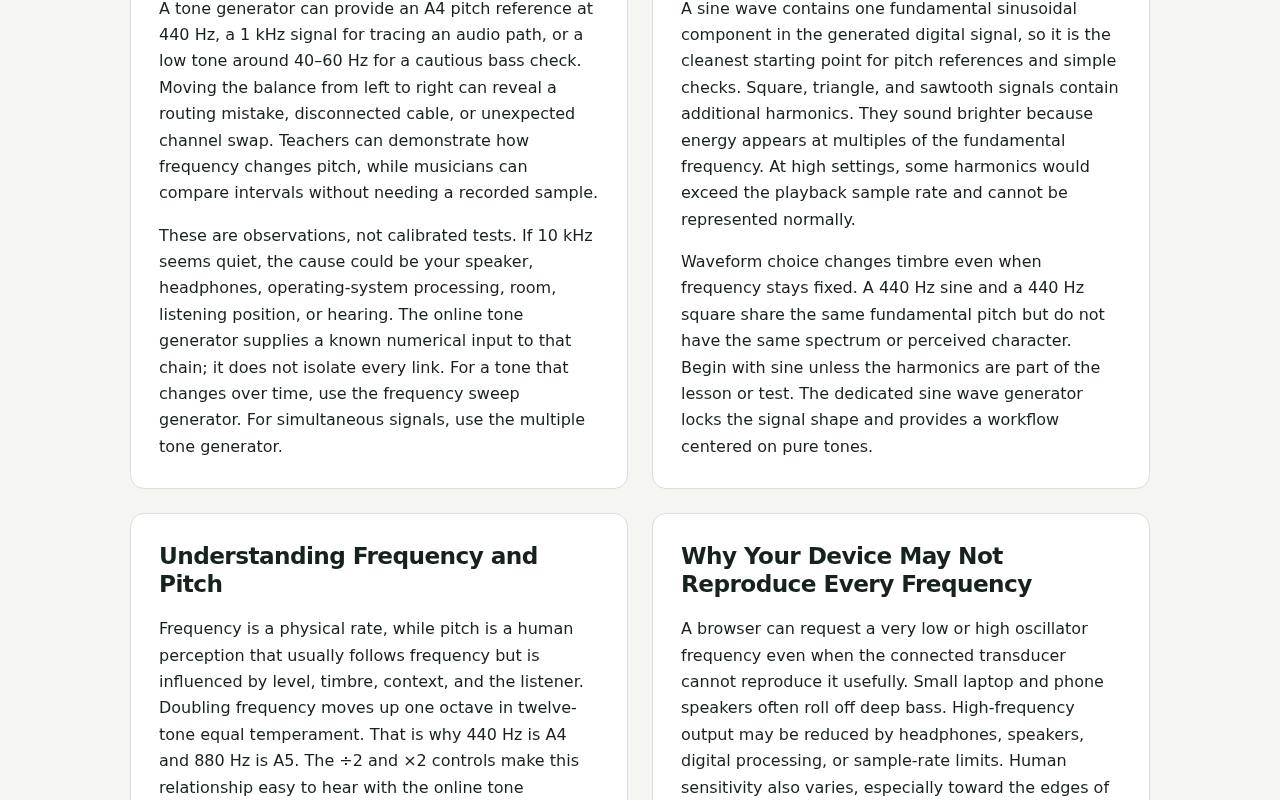 Online Tone Generator 截图 4