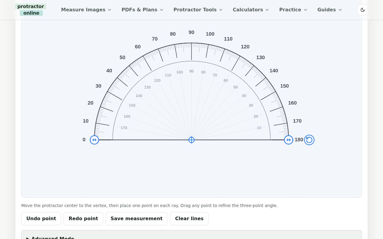 Online Protractor 截图 2