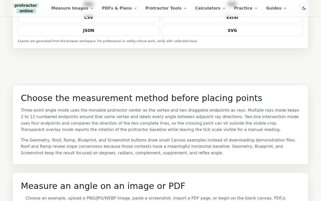 Online Protractor 截图 4