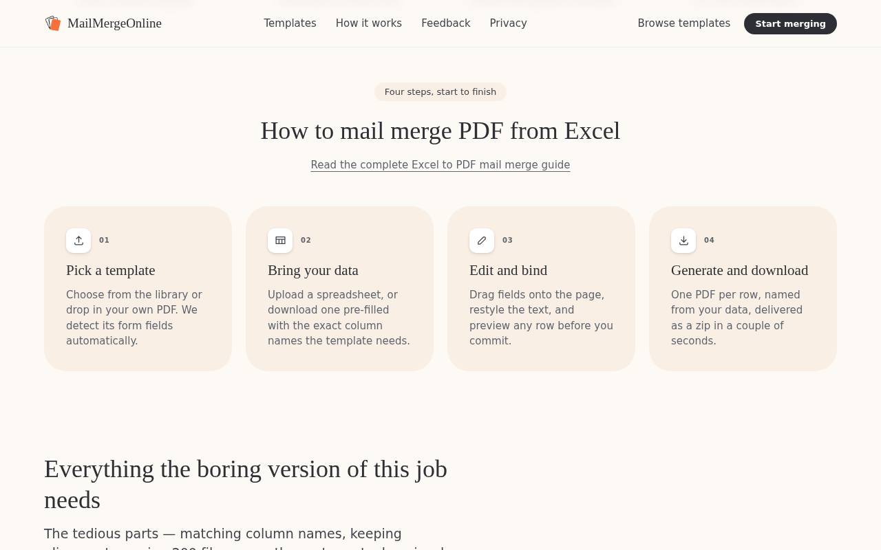 MailMergeOnline 截图 3